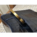 BALENCIAGA 𝐇𝐨𝐮𝐫𝐠𝐥𝐚𝐬𝐬 𝐗𝐒 crocodile-textured cowhide