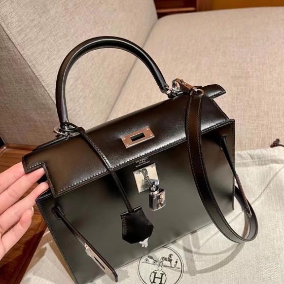 Kelly box leather ck89 black