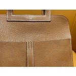 Halzan25 gold buckle golden brown   Saddle Fubo leather