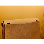 Halzan25 gold buckle golden brown   Saddle Fubo leather