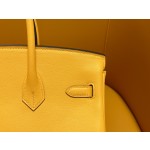 Bk25 Mustard Yellow Swift Silver Button