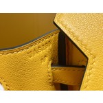 Bk25 Mustard Yellow Swift Silver Button