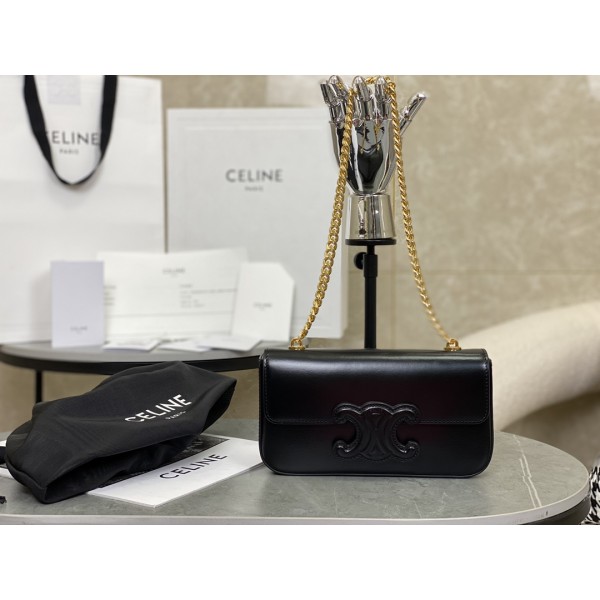 CELINE Embossed Arc de Triomphe Underarm Bag Model: 199243