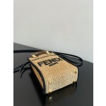 FENDI Sunshine mini tortoiseshell portable crossbody cute