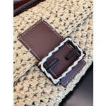 FENDI Baguette straw baguette