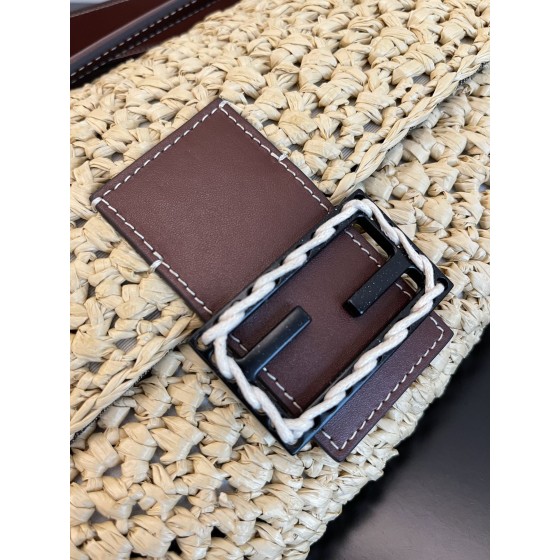 FENDI Baguette straw baguette