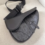 Dior- Saddle Bag Black Canvas