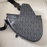Dior- Saddle Bag Black Canvas