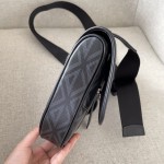 Dior- Saddle Bag Black Canvas