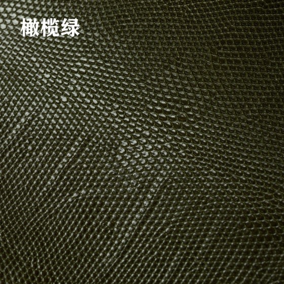 Hermes makes exclusive leather monitor lizard: 61 olive green