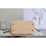 Dior Wicker Basket Bag