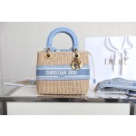 Dior Wicker Basket Bag