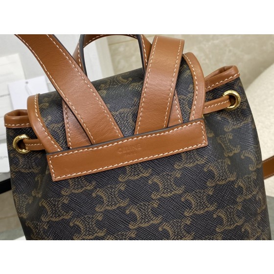 CELINE Old Flower Mini Triumphal Arch Backpack Model: 197662