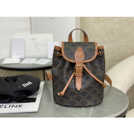 CELINE Old Flower Mini Triumphal Arch Backpack Model: 197662