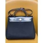 Herbag31 inside seam black silver buckle
