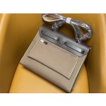 Herbag 31 outer seam elephant grey silver buckle