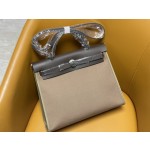Herbag 31 outer seam elephant grey silver buckle