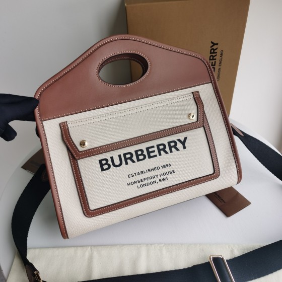 Burberry Zipper Tote Bag 2738