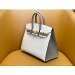 Birkin 25 outer seam epsom gold buckle