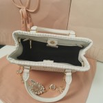 MIU MIU 5BA067 9K Glass Stone Crystal Diamond Chain