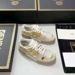 Fendi Versace collaborates on the new match capsule sneakers, casual sneakers for couples