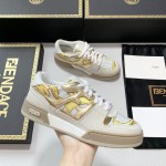 Fendi Versace collaborates on the new match capsule sneakers, casual sneakers for couples