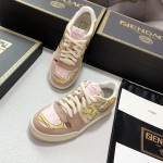 Fendi Versace collaborates on the new match capsule sneakers, casual sneakers for couples