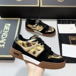 Fendi Versace collaborates on the new match capsule sneakers, casual sneakers for couples