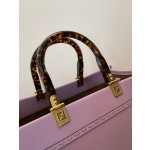 FENDI small purple new size shine tote special package "sunshine bag"