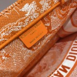 DIOR TOTE Tiger Embroidery Fluorescent Collection