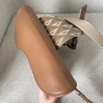Dior- Saddle Bag Brown Canvas