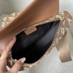 Dior- Saddle Bag Brown Canvas