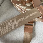 Dior- Saddle Bag Brown Canvas