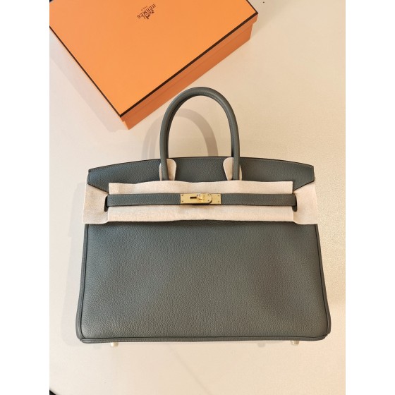 Spot Birkin35 Almond Green Togo Skin