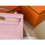 mini Kelly generation 3Q powder swift leather