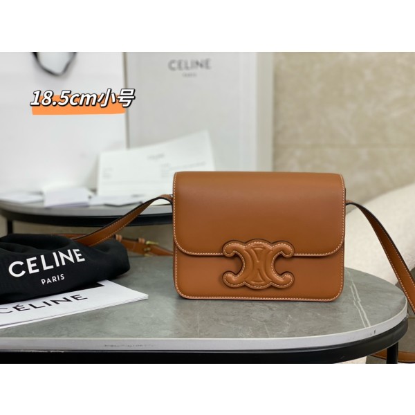 CELINE Embossed Small Brown 𝗯𝗼𝘅 Model: 199223