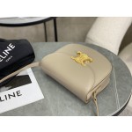CELINE 𝗧𝗘𝗘𝗡𝗕𝗘𝗦𝗔𝗖𝗘 Leather Saddle Bag Model: 110413