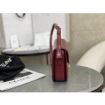 CELINE 𝗧𝗘𝗘𝗡𝗕𝗘𝗦𝗔𝗖𝗘 Leather Saddle Bag Model: 110413