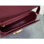 CELINE 𝗧𝗘𝗘𝗡𝗕𝗘𝗦𝗔𝗖𝗘 Leather Saddle Bag Model: 110413