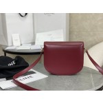 CELINE 𝗧𝗘𝗘𝗡𝗕𝗘𝗦𝗔𝗖𝗘 Leather Saddle Bag Model: 110413