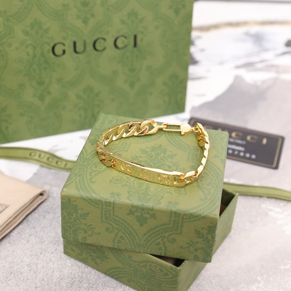 Gucci Gold Skeleton Bracelet Couple Bracelet