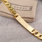 Gucci Gold Skeleton Bracelet Couple Bracelet
