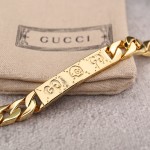 Gucci Gold Skeleton Bracelet Couple Bracelet