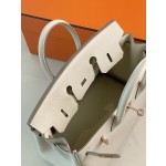 Birkin25 Milk Shake White Togo Rose Gold Button