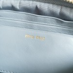 MIU MIU 5BP045 New Double Zip Camera Bag Handbag