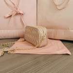 MIU MIU 5BP045 New Double Zip Camera Bag Handbag