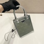 Prada rhombic mirror tow bag 🎉1BA331
