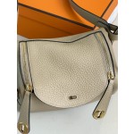 mini lindy trench coat gray gold buckle