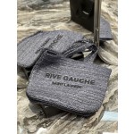 SAINT LAURENT  拉菲草编织tote款号：688864