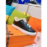 Hermes Couple Style Fury Kelly Button Casual Shoes
